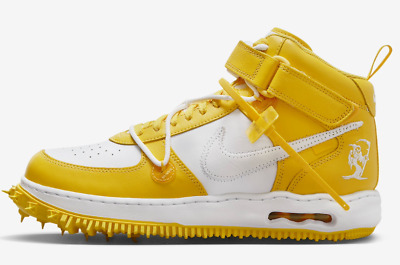 Nike Off-White x Air Force 1 SP Leather Mid Varsity Maize | eBay Nike Off-White x Air Force 1 SP Leather Mid Varsity Maize | eBay