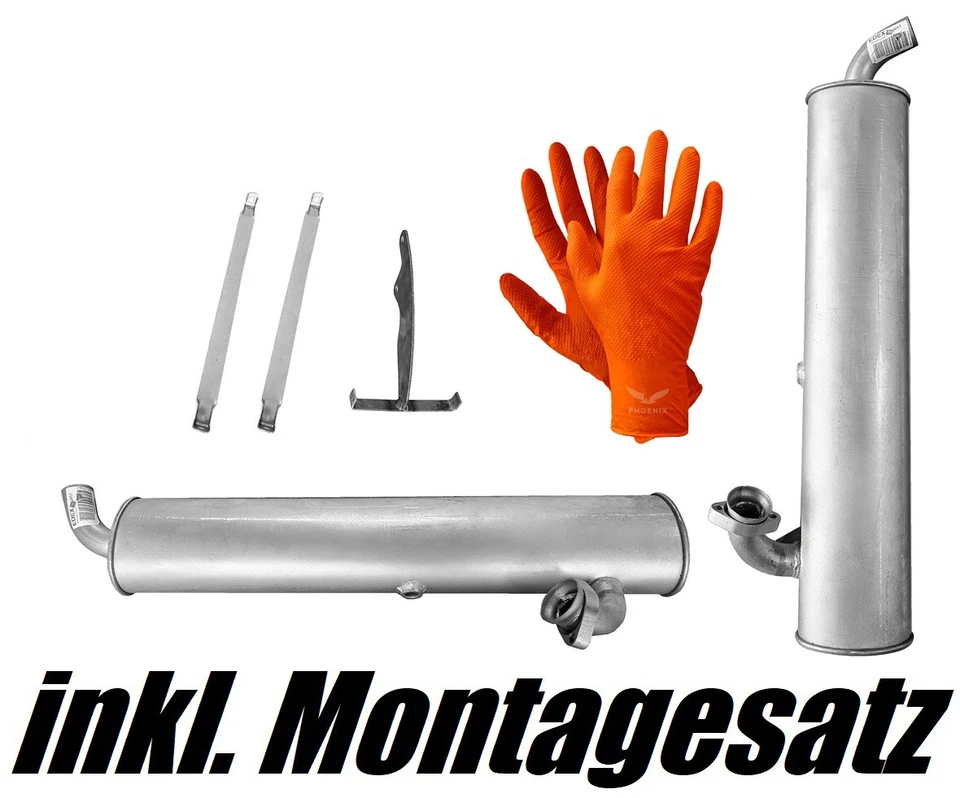 für SMART City-Coupe 0.6 0.7 (1998-2004) Auspuff Endschalldämpfer - Bild 2 von 2