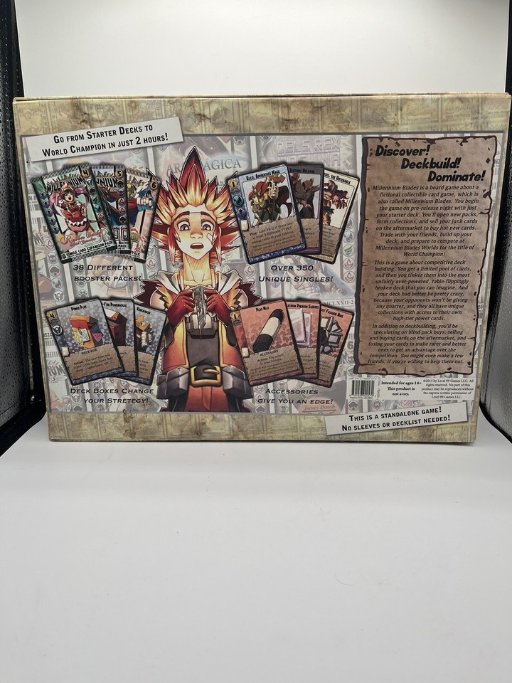 Millennium Blades Board Game CCG Simulator Game VG+ eBay