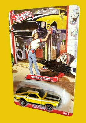 2007 Hot Wheels RLC MUSTANG MACH 1 RLC Rewards Series Yellow 3/4  #4090/6962 MOC