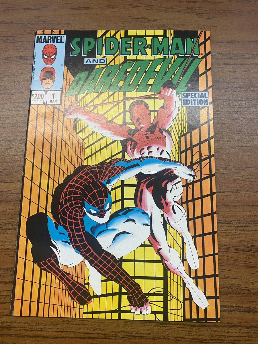 Spider-Man and Daredevil Special Edition #1 1984 Frank Miller. J7