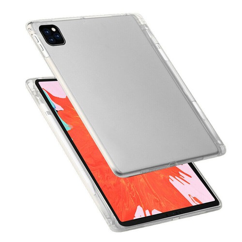 For iPad Pro 11 12.9 inch 2020 Case Transparent Clear TPU Cover with Pencil Slot - Picture 4 of 21