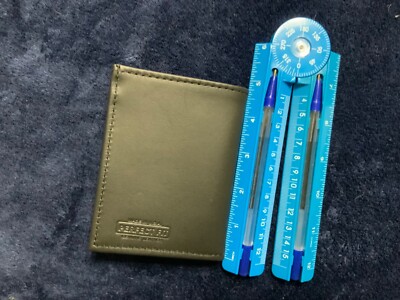 PERFECT FIT Genuine Leather Trifold Badge style 105