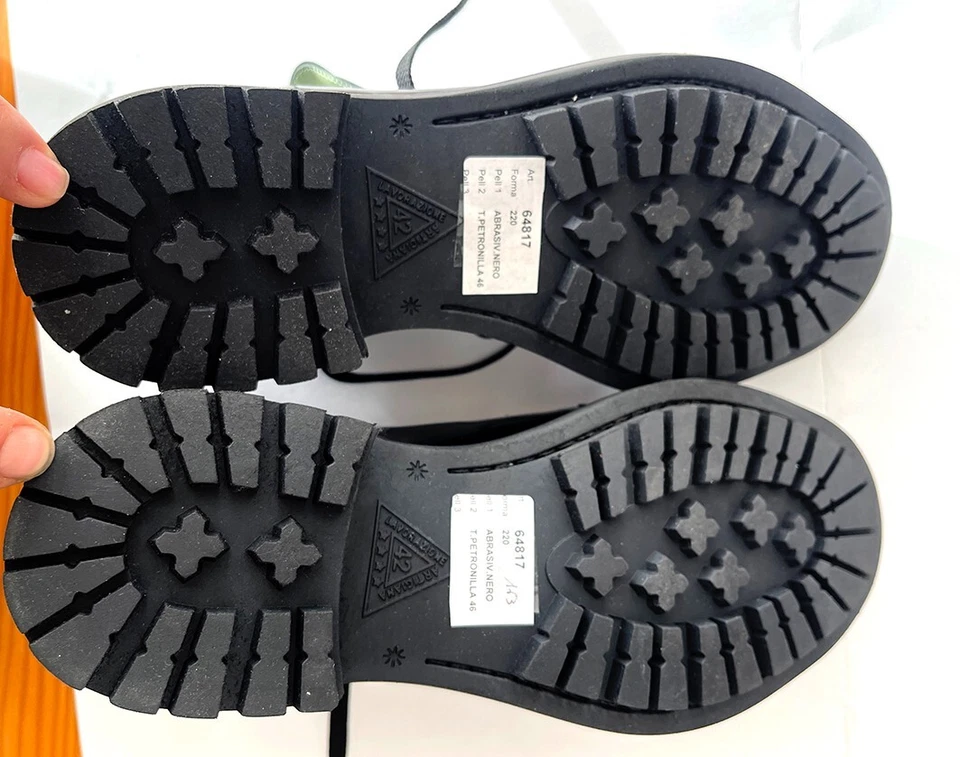 Boots Pal Zileri Scarpe Stivali Anfibi   42 - 8 - Pelle nera - Black Leather Foto 2 de 4