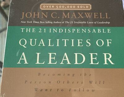 JOHN C. MAXWELL-The 21 Indispensible Qualties Of A Leader 3 Disc Audiobook CD