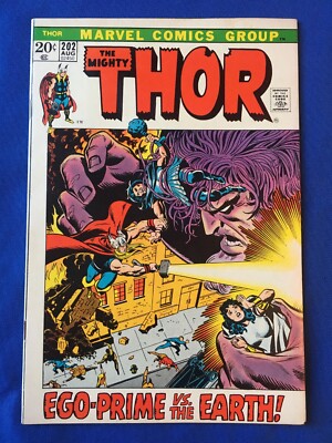 The Mighty Thor #202 VFN- (7.5) MARVEL ( Vol 1 1972) (3) (C)