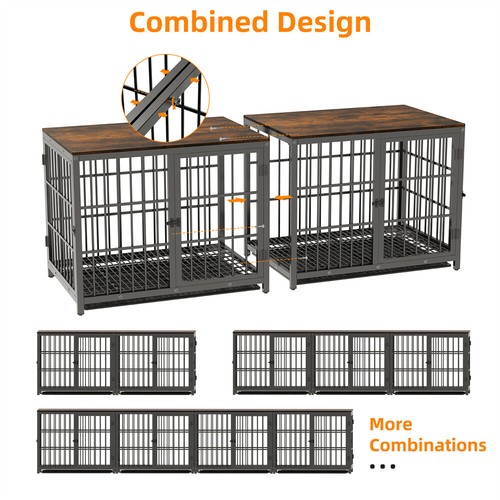 XXL Large Heavy Duty Wooden Dog Crate Furniture Unlimited Combinable Dog Kennel - Picture 25 of 33