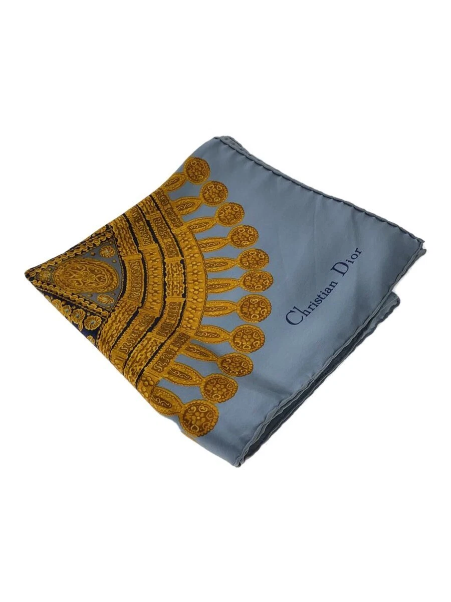 Authentique foulard Christian Dior en soie multicolore femme 85 x 84 cm toutes saisons
