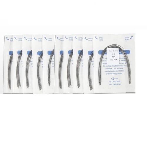 10* Filo Arco Rettangolare Niti Super Elastico Ortodonzia Dentale 16X25 Superiore - Foto 1 di 4