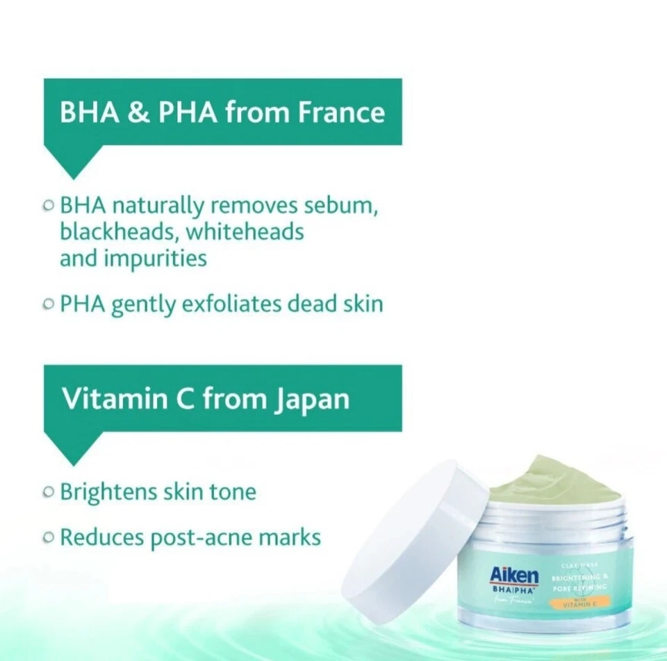 Aiken Bright and Pore Refining 10 in 1 Blemish Free Clay Mask - Image 3 of 4