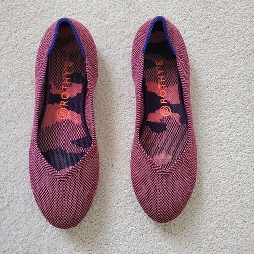 Rothy's Rose Double Stitch Round Toe Slip-on Flats sz10 - Picture 11 of 16