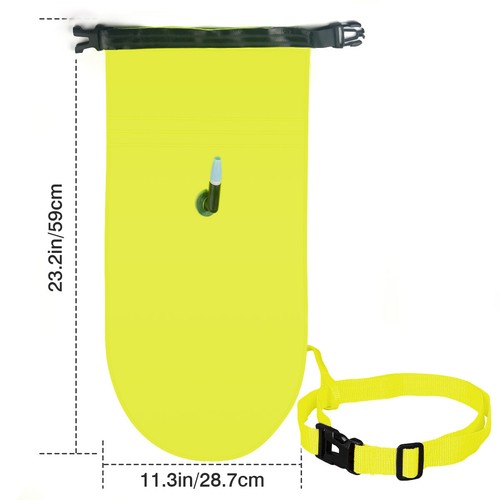 Boa da nuoto 2 colori capacità 15L borsa di sicurezza per kayak e nuoto - Foto 5 di 15