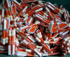 LOT of 50 Misprint Ink Pens Ball Point Plastic Retractable NEW