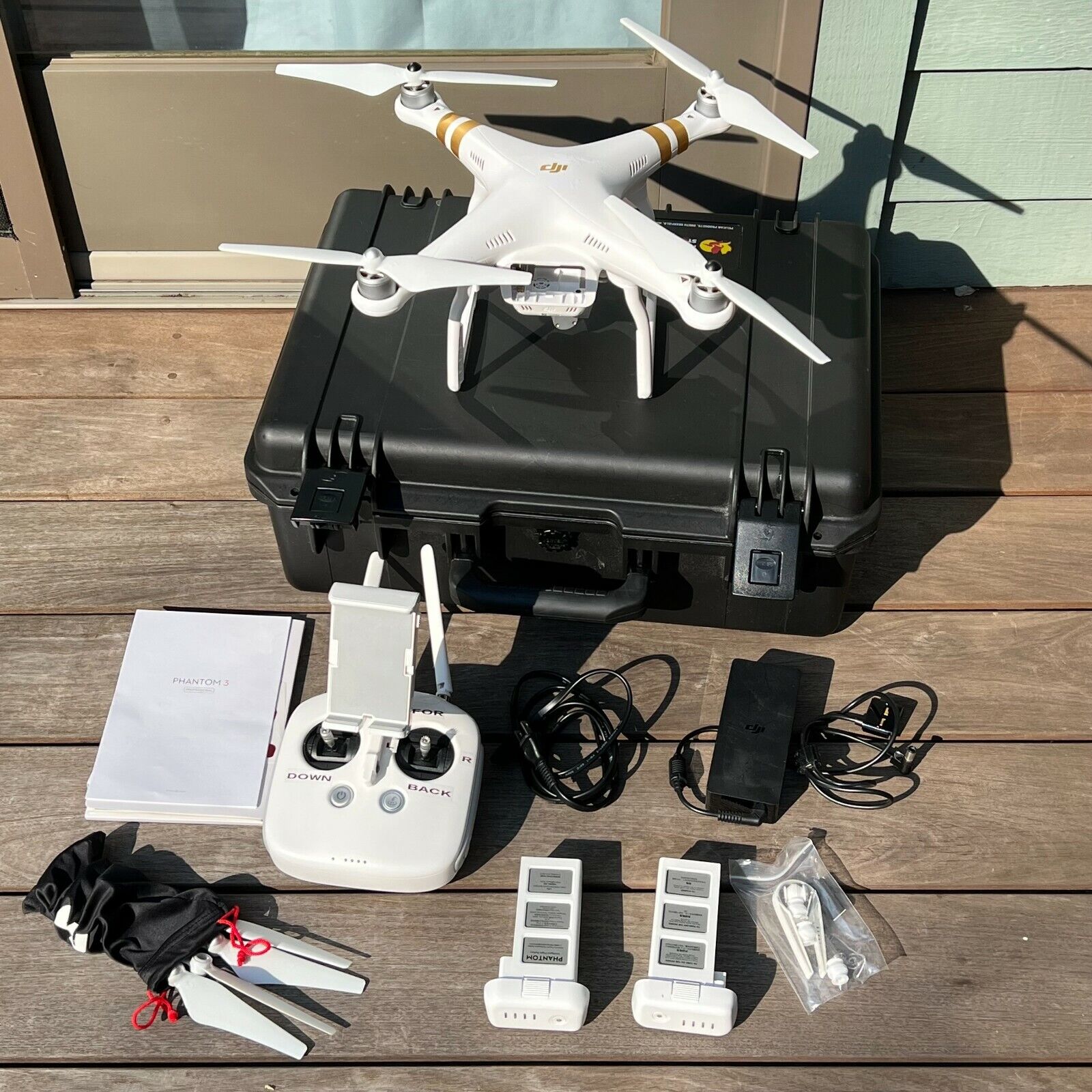 Transistor gentagelse grådig DJI Phantom 3 Professional Drone ( Includes Pelican Case &amp; All  Accessories ) | eBay