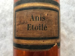 9 Times Points Anis Etoile Vintage France Amber Glass Pharmacy Bottle Sneak Peek Www Globalwealths Org
