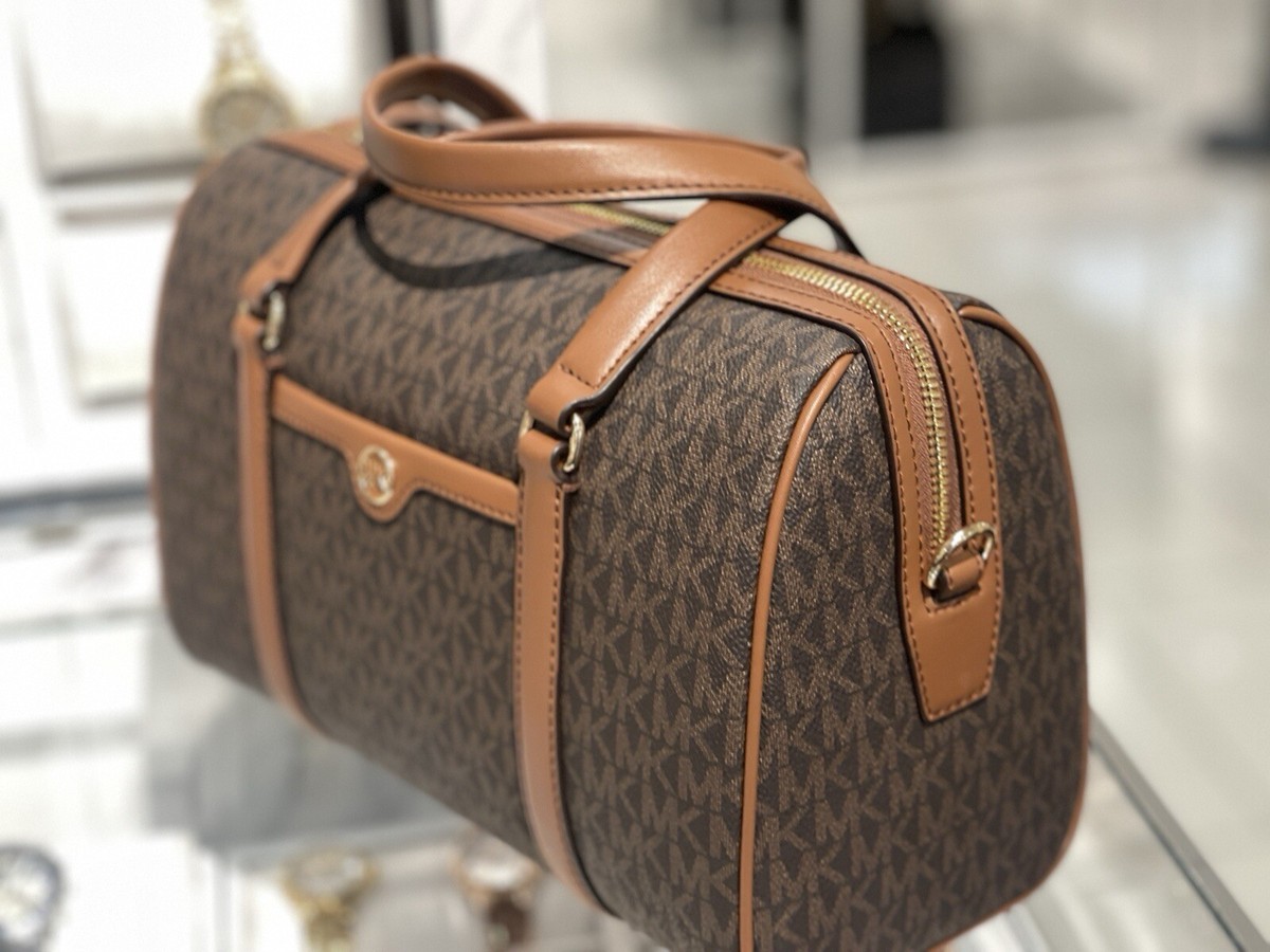 Michael Kors Medium Travel Duffle Satchel Crossbody Bag NWT | eBay