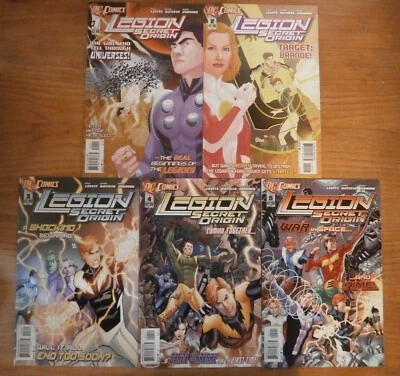 Lot BD - LEGION SECRET ORIGIN # 1 2 3 4 5 - DC Comics - 2012 VO - Photo 1/4