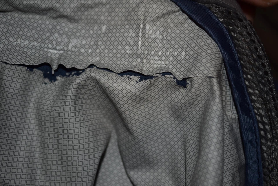 Marmot Full Zip Jacket Hooded Blue Nylon OC Men's Medium - Image 3 of 4