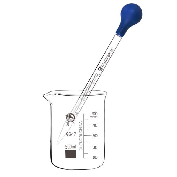 Wholesale 1ml 10ml Transfer Pipettes Graduated Glass Dropper Lab