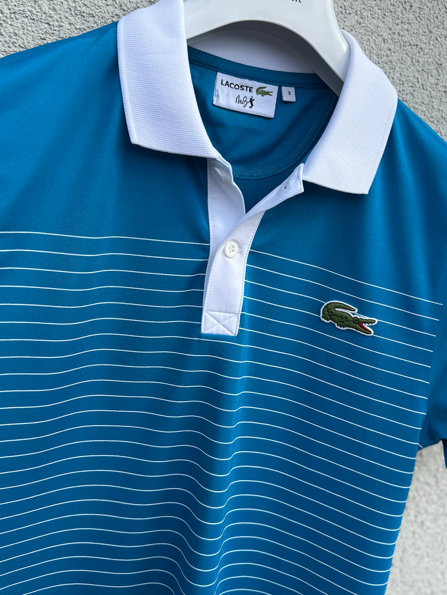 LACOSTE Andy Roddick Tennis Polo Shirt Mens Small 3 Blue