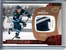 2017-18 Upper Deck Rookie Patch #JR Jack Roslovic RC 06/25 - Winnipeg Jets