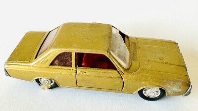 1970s Schuco Modell Gold Red Interior Ford 20M No. 807 Vintage 1:66 2.75  Length