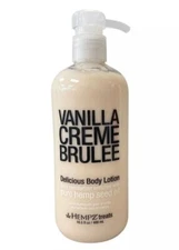 Hempz Treats Vanilla Creme Brulee Body Lotion 16.5 oz New