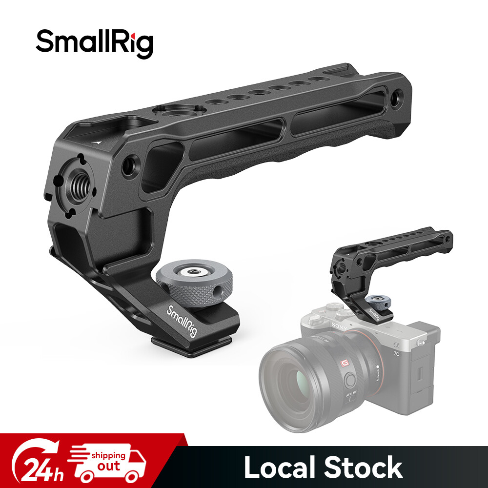 SmallRig Mini Top Handle with Cold Shoe Monitor Mount for Camera