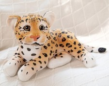 Baby Lying Leopard 14 Inch Stuffed Animal Plush Toys Toddler Doll Kids Gifts