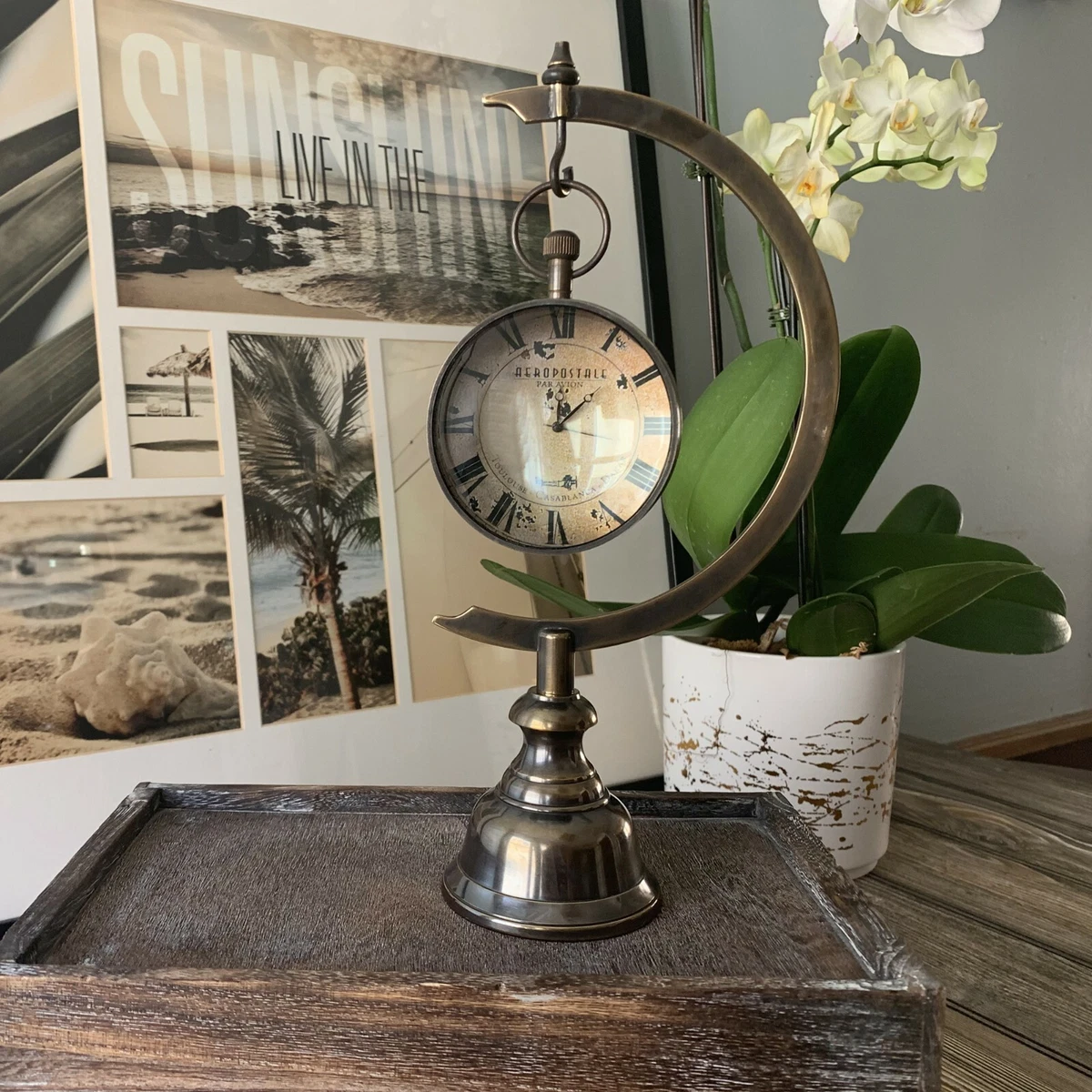 Aviation desk clock sale