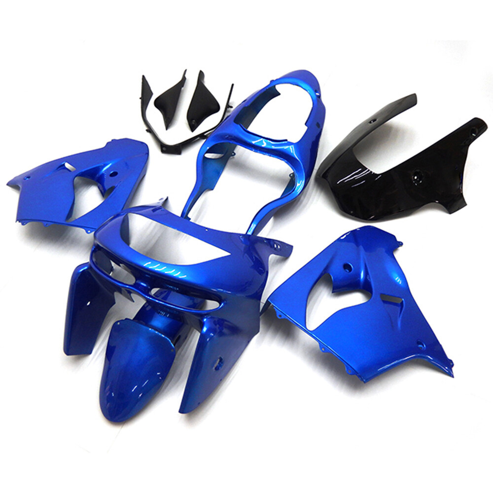 ABS Gloss Blue Fairings Kit for Kawasaki ZX-9R 1998 1999 ZX9R 98