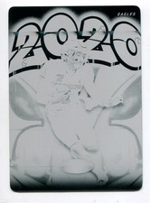 2020 Certified Print Plate Jalen Hurts 1/1 Oklahoma/Philadelphia Eagles ROOKIE!!