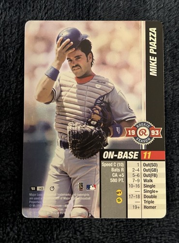 Mike Piazza 2003 MLB Showdown- Rookie Season #143 Foil
