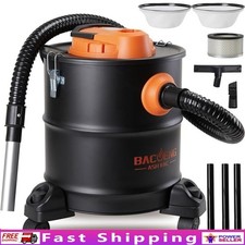Fireplace Ash Vacuum 5.2 Gallon 1200w with Double Stage Filtration System New