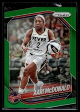 Aari McDonald 2025 Panini Prizm WNBA Green Prizm A Card #10