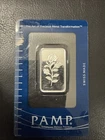 Pamp Rose 1/2 Oz Silver In Assay