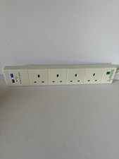 Status 4 Socket 2 Metre Surge Protected Extension Lead With 2 x USB Ports white