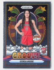 2025 Panini Prizm WNBA #3 Georgia Amoore Groovy Washington Mystics