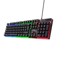 Gaming Tastatur Trust GXT 835 Azor Qwertz, Beleuchtung, Anti-Ghosting, Pc/Laptop
