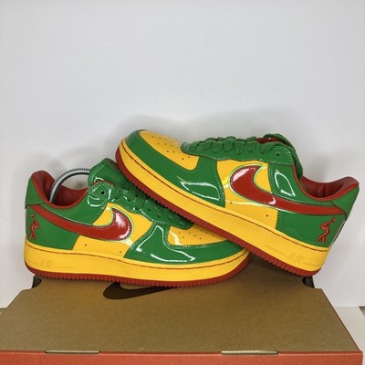 Size 9.5 - Lil Yachty x Nike Air Force 1 Low Concrete Boys - Lucky Green PREOWN