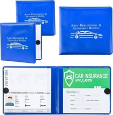 Pacific Mailer Auto Registration and Insurance Card Holder 2 Packs Car Docum...