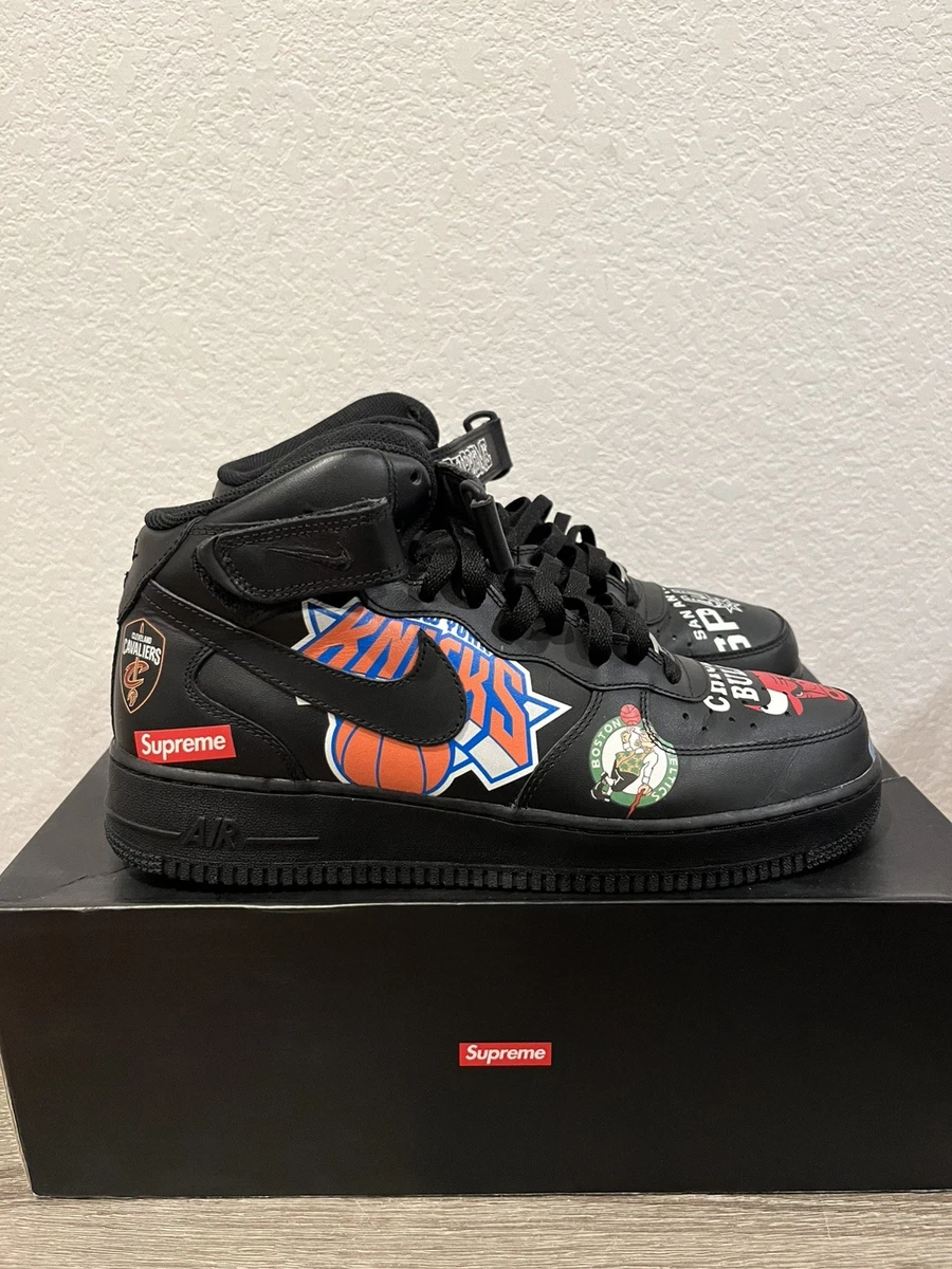 Nike Air Force 1 Supreme '07 Black - огромный выбор по лучшим