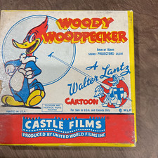 Castle Films Woody Woodpecker 8mm A Beat Beatnik Silent Cartoon Walter Lantz