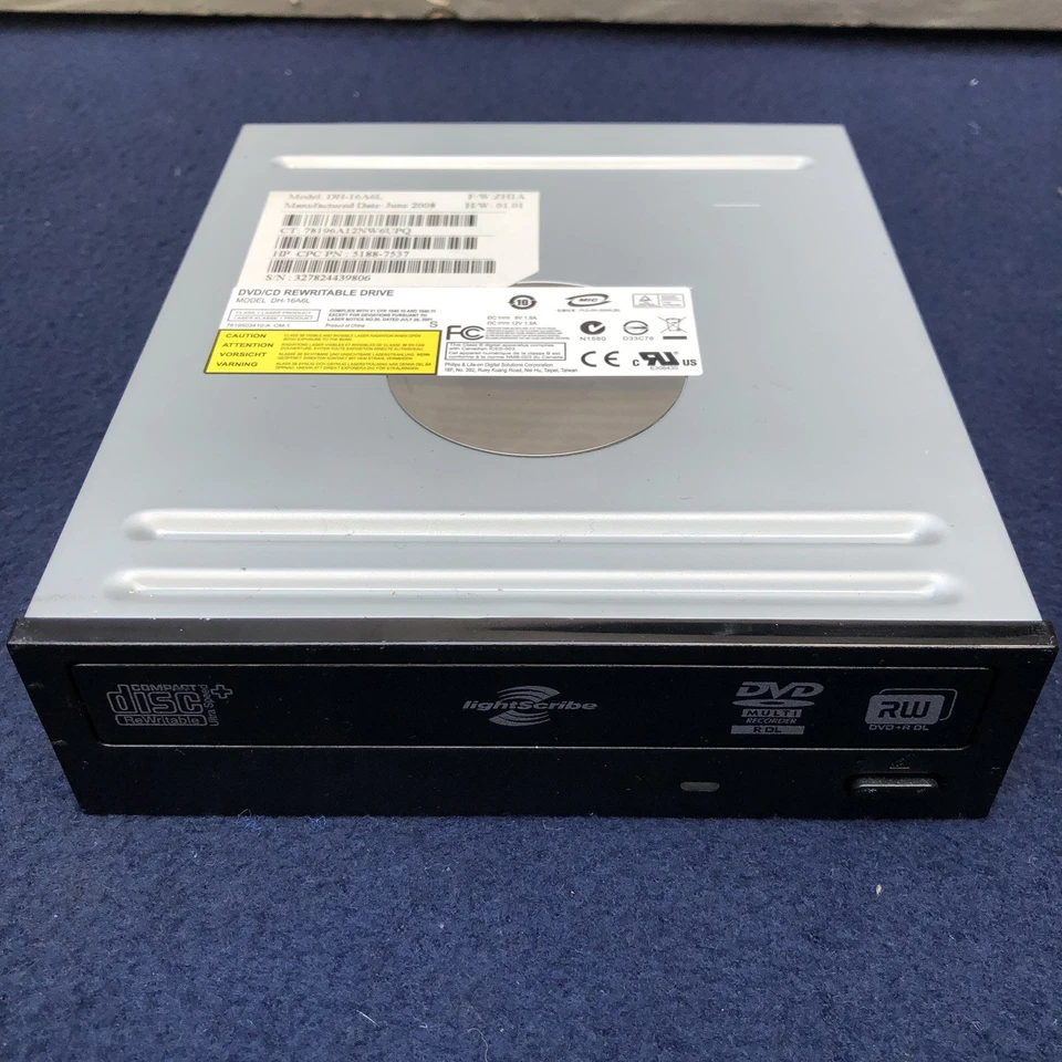 Lightscribe DVD/CD Rewritable Drive DH-16A6L - Image 2 of 4