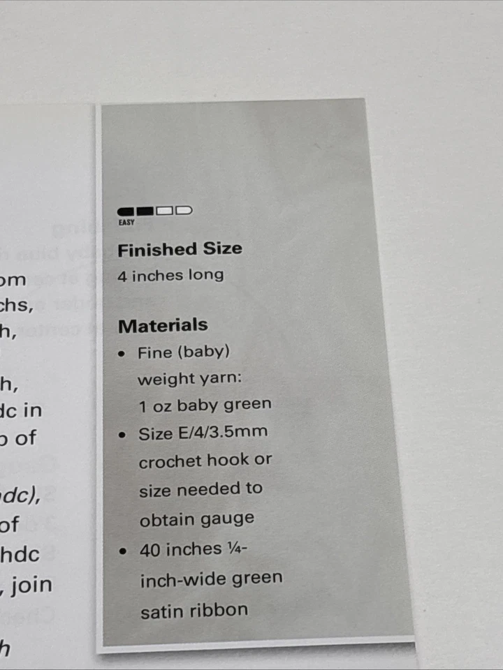 Bootie Boutique 3 Designs Crochet Pattern Page From Book - Image 4 of 4