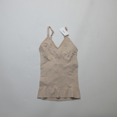 SPANX Damen Cami Shapewear M UK 12 14 weich nude neu mit Etikett verstellbare Träger