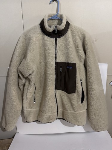 Patagonia Retro-X Jacket Deep Pile Sherpa Fleece Zip Size Medium Men’s M