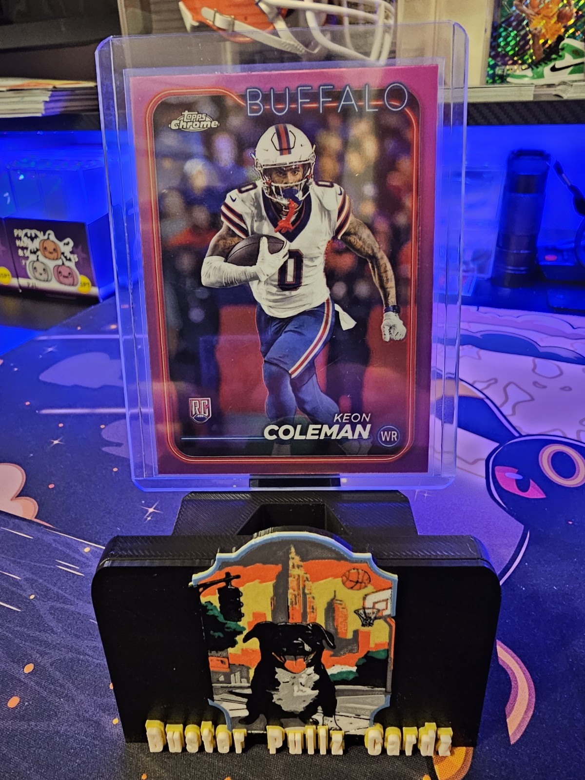 2024 Topps Chrome Pink Refractor Keon Coleman Rookie Bills #209