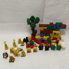 Vintage Lego Duplo Animal/Zoo Bricks. Tigers, Giraffes, Bear, Polar Bear, Seal