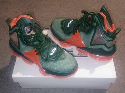 Nike LeBron XIX NCAA SOS PE FAMU Rattlers Basketball Athletic Shoes Size 10